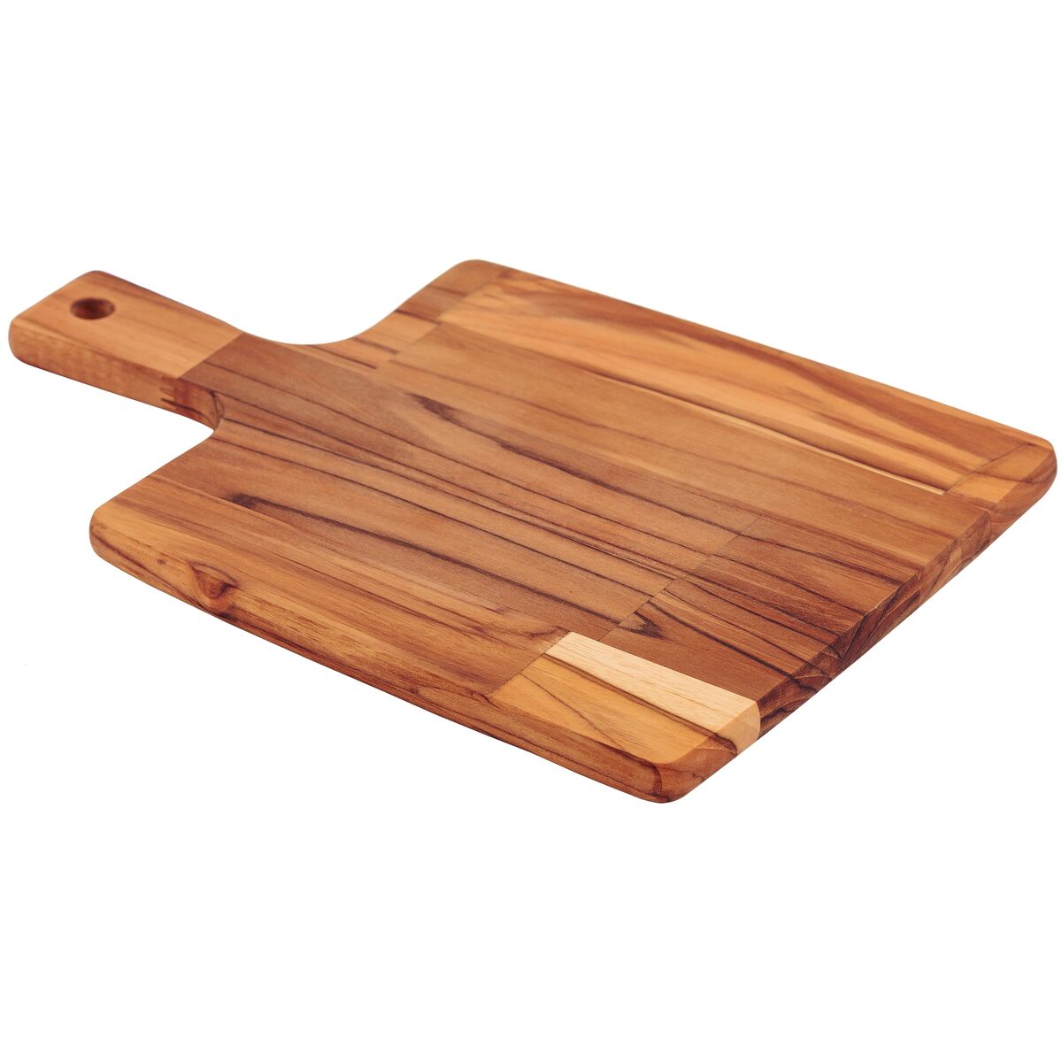 Tramontina Tabla de Madera Teca para Cortar y Servir con mango Kitchen 34 x 23 cm