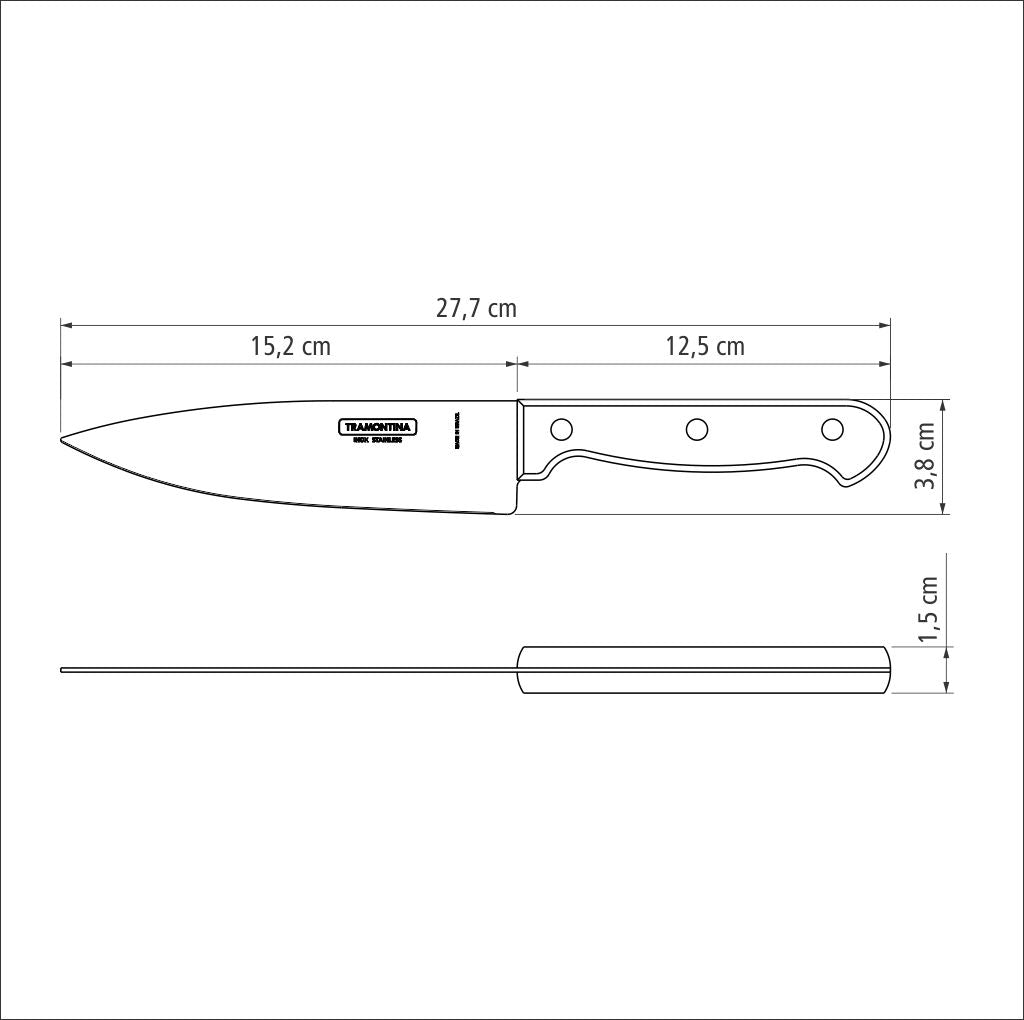 Tramontina Cuchillo Chef Polywood 15 cm