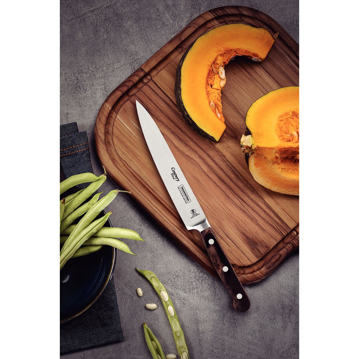 Tramontina Cuchillo Trinchante Century Wood 21 cm