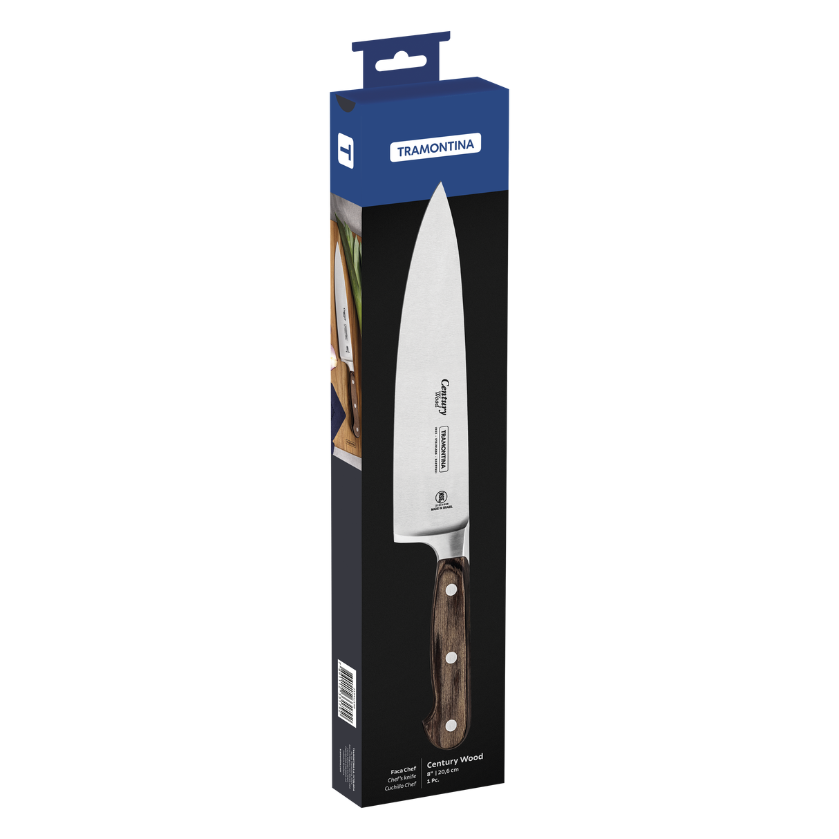 Tramontina Cuchillo Cocinero Century Wood NSF 20,5 cm