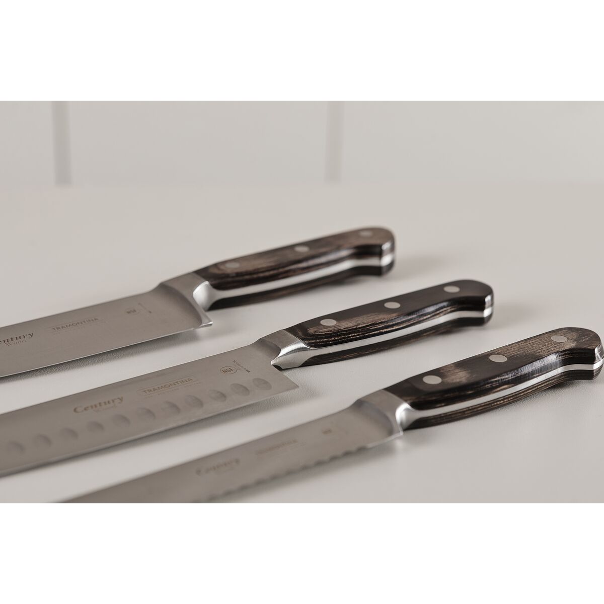 Tramontina Cuchillo Santoku Century Wood NSF 18 cm