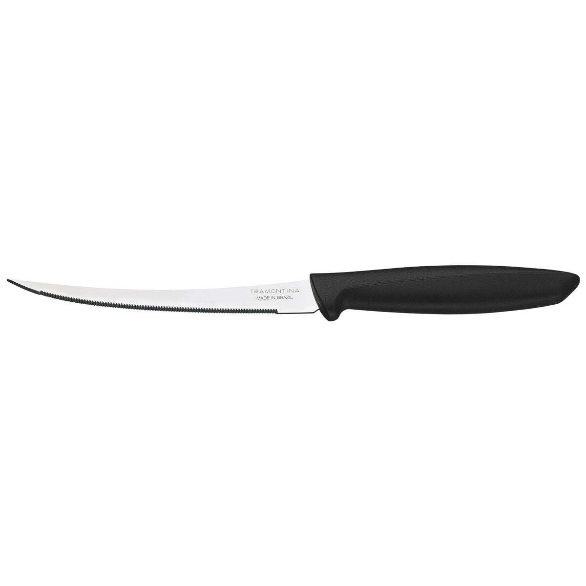 Tramontina Cuchillo para Tomates en Acero Inoxidable y Polipropileno Negro 12 unidades