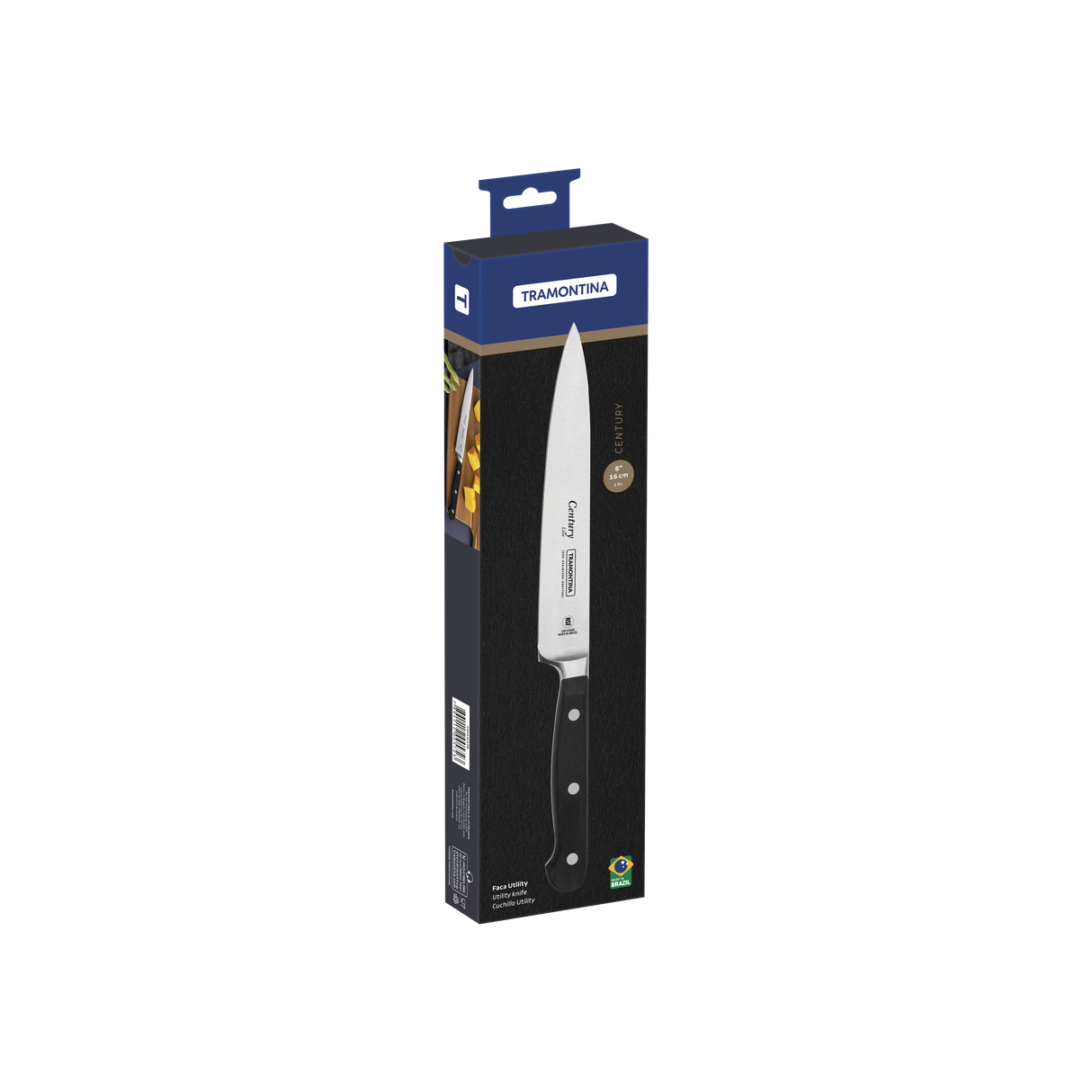 Tramontina Cuchillo Trinchante Acero Inoxidable Century 15 cm