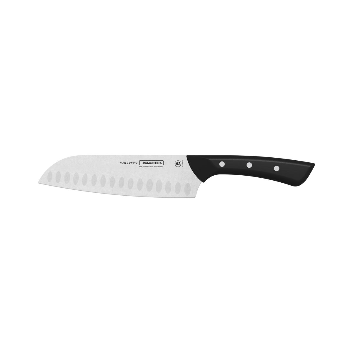 Cuchillo Santoku en Acero Inoxidable Solutta 18 cm