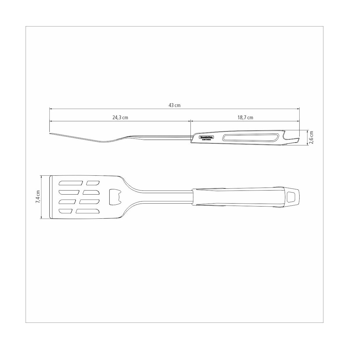 Tramontina Espátula para Carnes 47 cm