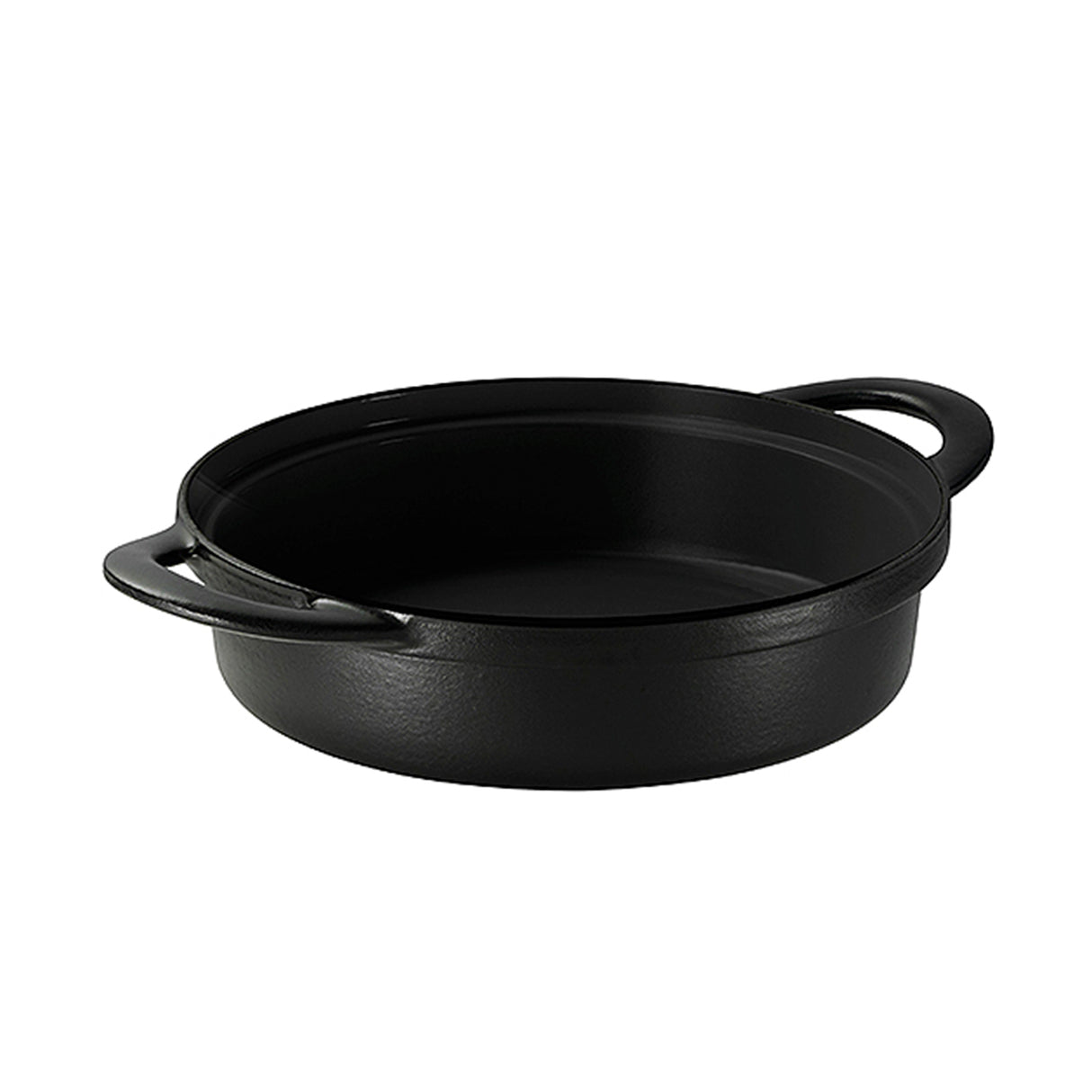 Tramontina Juego de Ollas de Hierro Fundido Esmaltado Apilables Negro 3 piezas