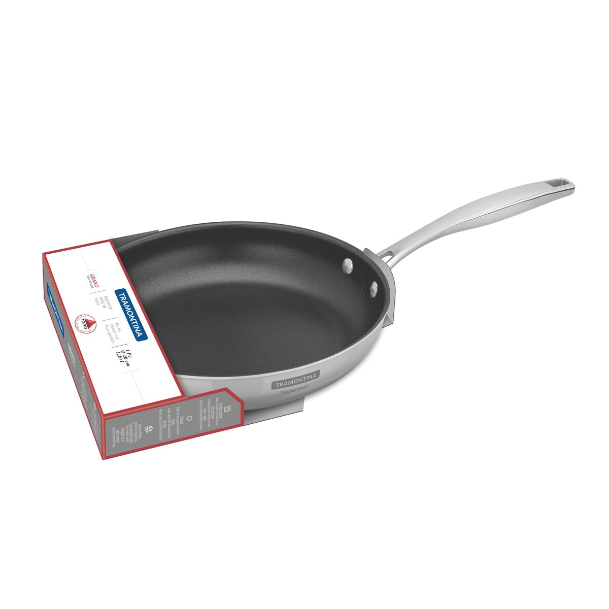 Sartén con Antiadherente Tri-Ply Grano 20 cm - 1,2L