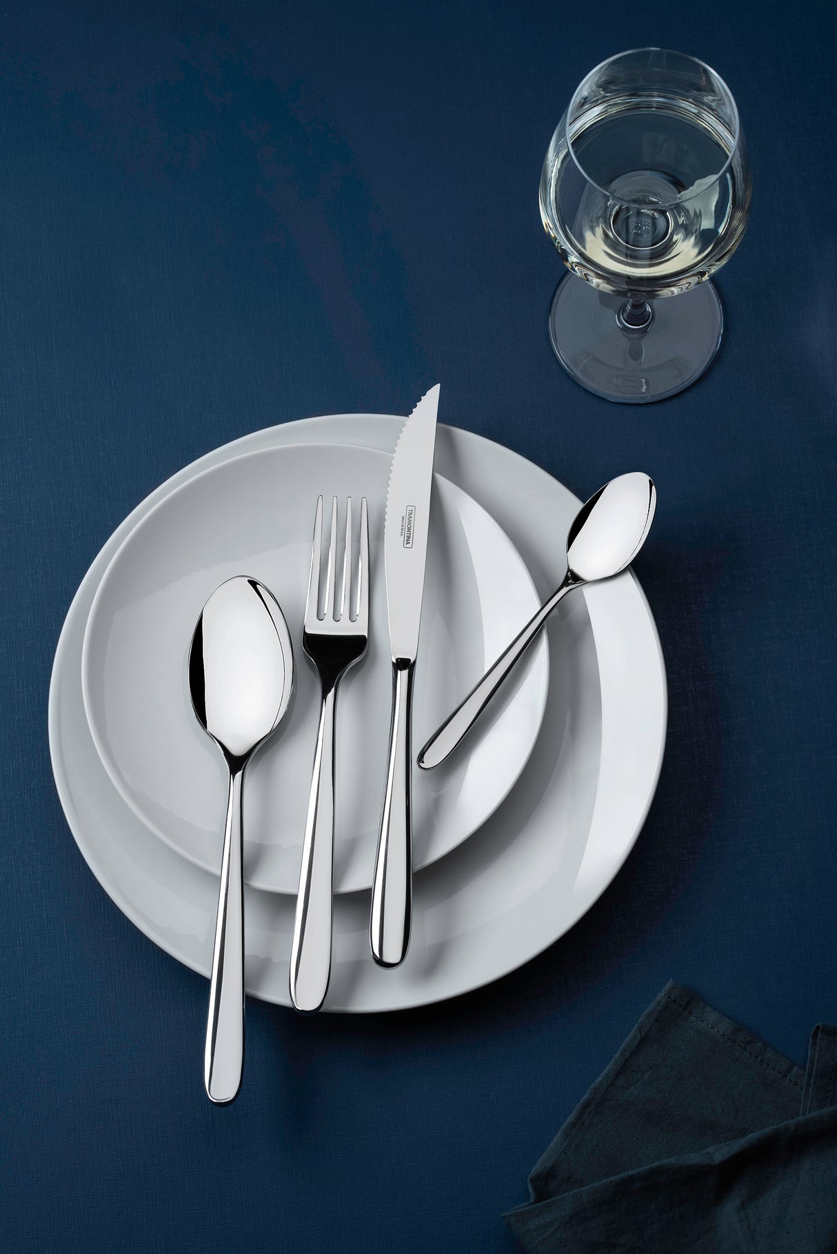 Tramontina Tenedor de Mesa Cannes de Acero Inoxidable 12 unidades