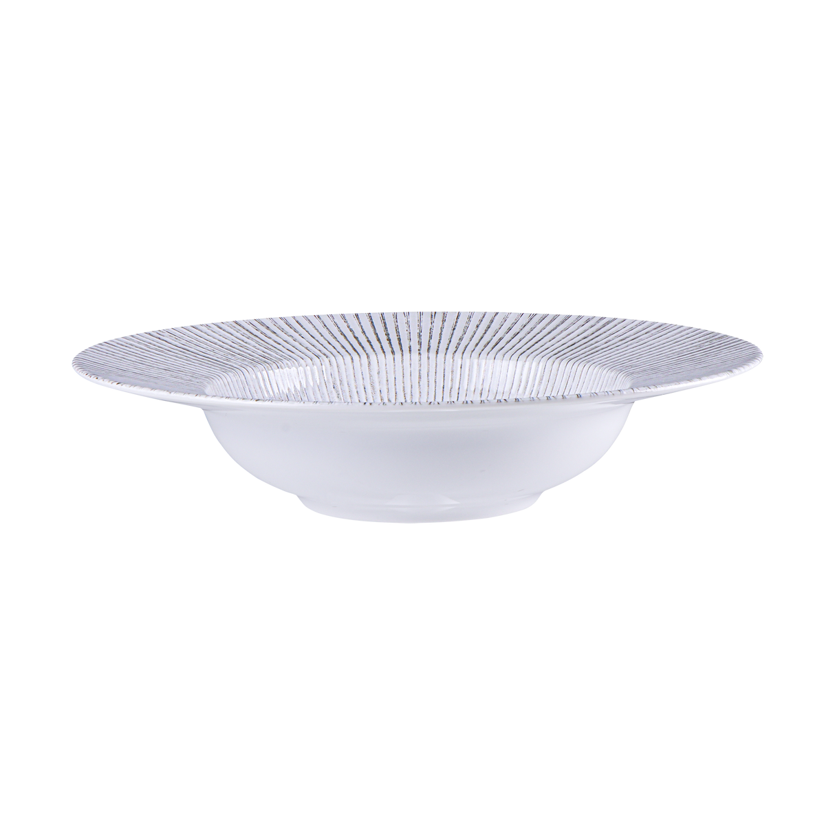 Tramontina Plato Pasta Diamantina en Porcelana 27 cm 12 unidades