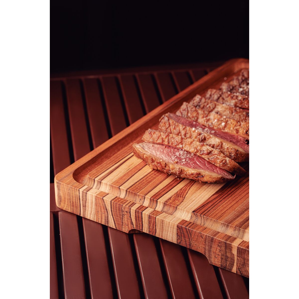 Tramontina Tabla de Madera Teca Churrasco Premium 40 x 30 cm