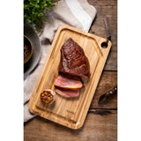 TABLA DE TECA PARA PRESENTACION Y CORTE  33 X 20 X 1,8CM - CHURRASCO ESSENCIAL