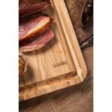 TABLA DE TECA PARA PRESENTACION Y CORTE  33 X 20 X 1,8CM - CHURRASCO ESSENCIAL