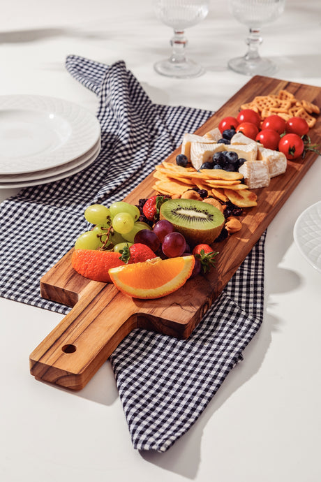Tramontina Tabla de Madera Tropical con Mango Churrasco Essencial 70 x 15 cm