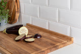 Tramontina Tabla de Madera de Teca con Encaje para Encimera 48 x 41 cm
