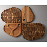 Tramontina Tabla de Madera Teca para Servir 32 x 24 cm Folium