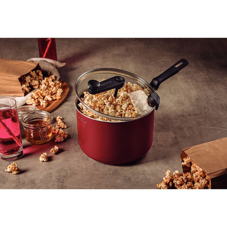 Tramotina Olla para Palomitas de Aluminio y Antiadherente Loreto NO APTO PARA INDUCCIÓN 20 cm 3,5 L
