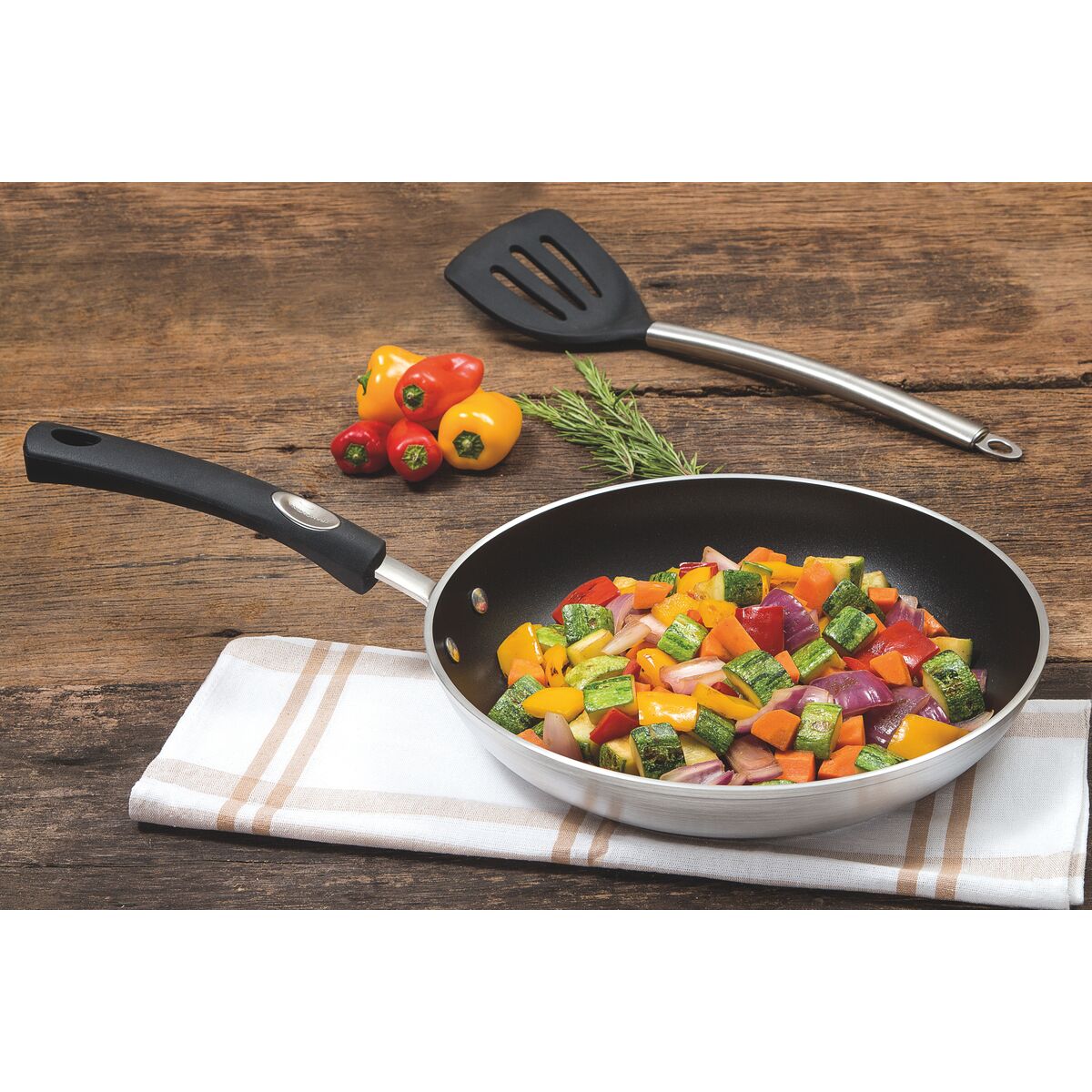 Tramontina Sartén de Alumínio con Antiadherente Starflon Premium Professional 24 cm