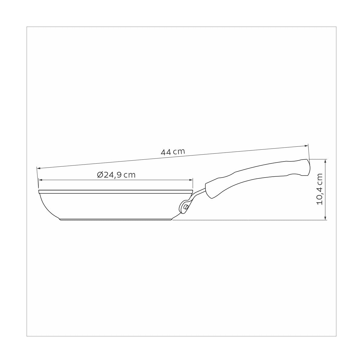 Tramontina Sartén de Alumínio con Antiadherente Starflon Premium Professional 24 cm