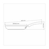 Tramontina Sartén de Alumínio con Antiadherente Starflon Premium Professional 26 cm