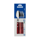 Tramontina Juego de Cucharas de Mesa Polywood Rojo 6 piezas