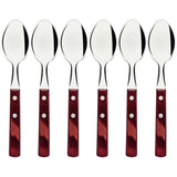 Tramontina Juego de Cucharas de Mesa Polywood Rojo 6 piezas