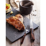 Tramontina Juego de Cuchillos Jumbo para Carne Polywood Castaño 4 piezas