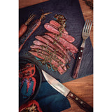 Tramontina Juego de Cuchillos Jumbo para Carne Polywood Castaño 4 piezas