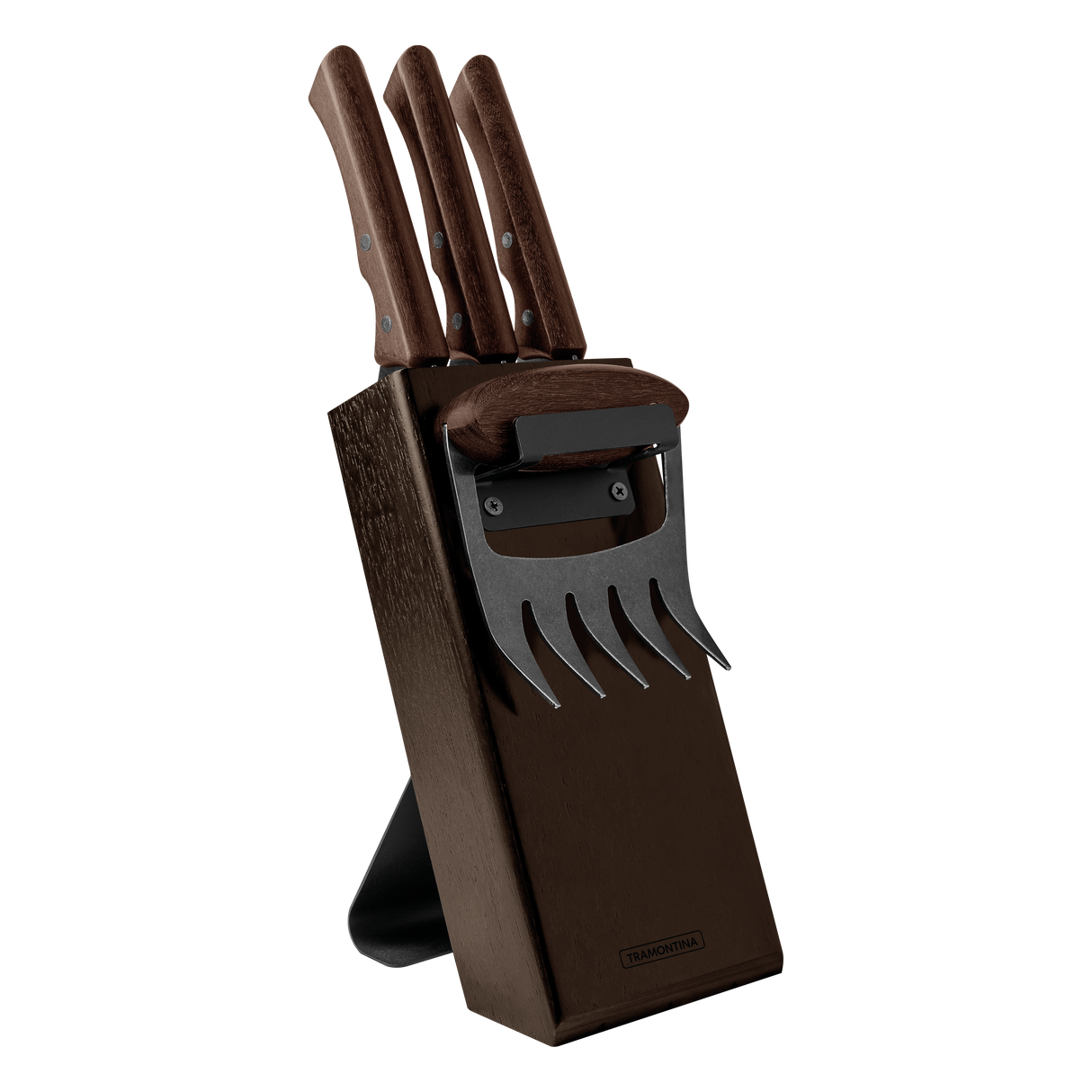Tramontina Juego de Cuchillos en Acero Inoxidable Churrasco Black FSC 5 piezas