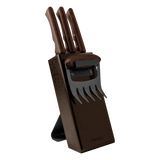 Tramontina Juego de Cuchillos en Acero Inoxidable Churrasco Black FSC 5 piezas