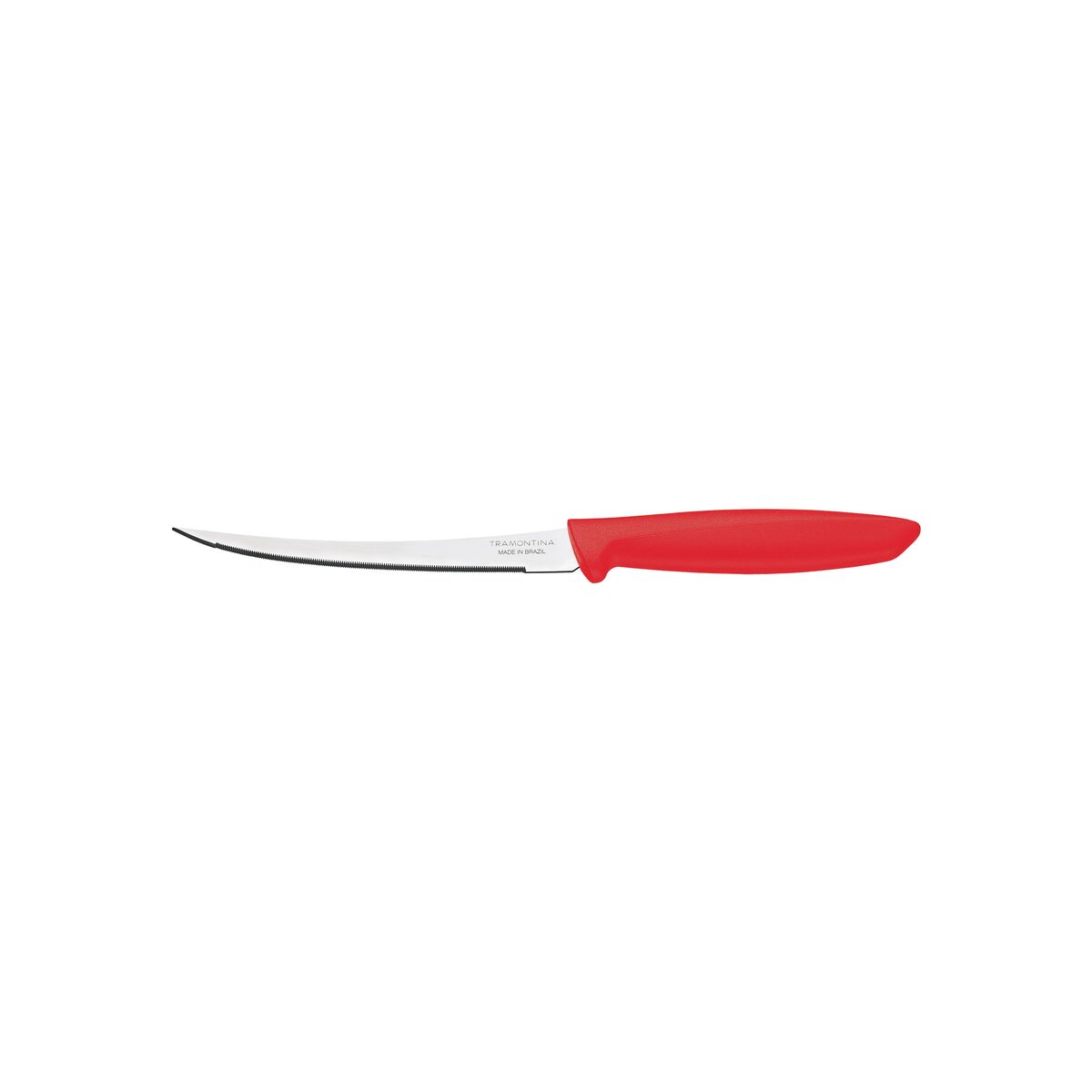 Tramontina Cuchillo para Tomates en Acero Inoxidable y Polipropileno Rojo 12 unidades