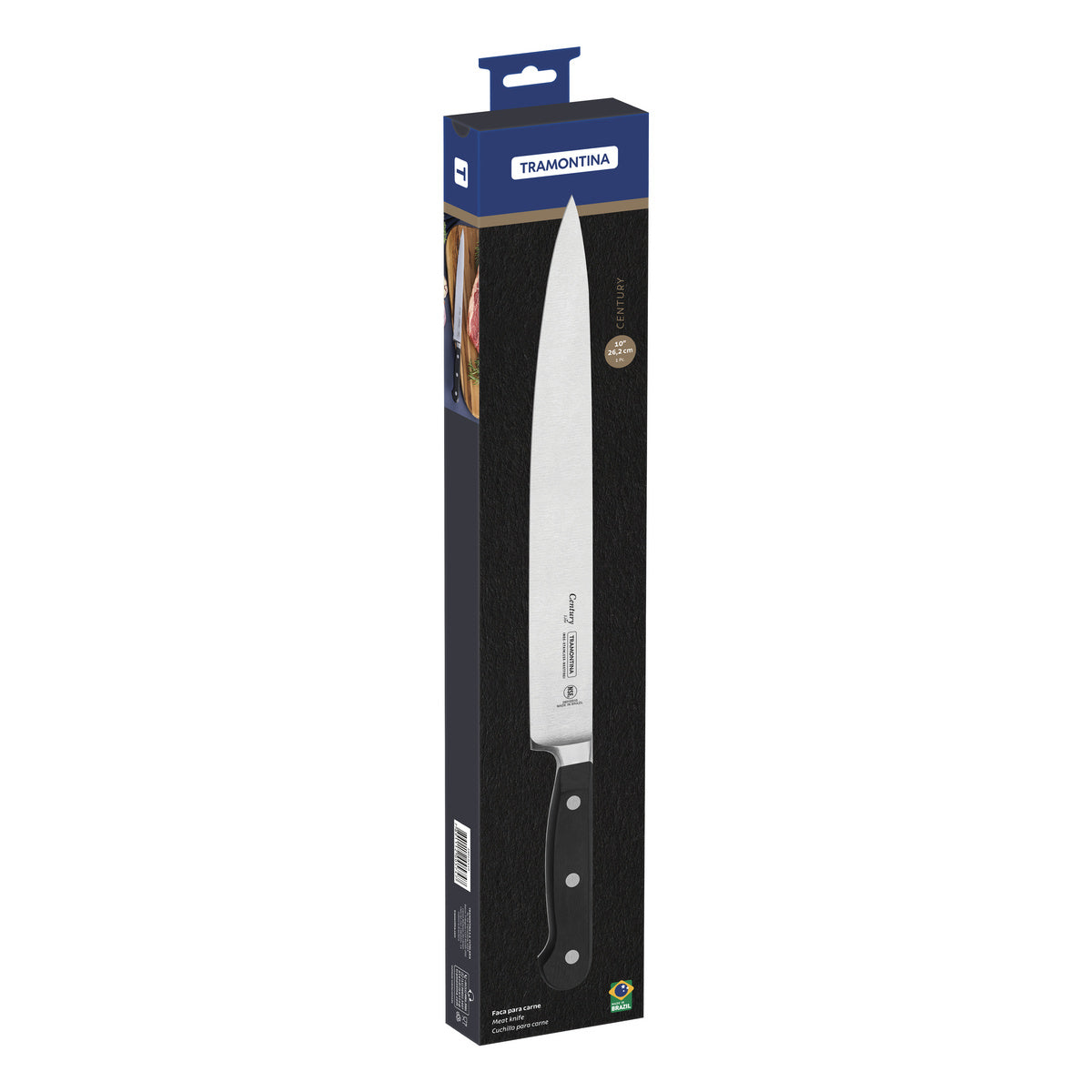 Tramontina Cuchillo Trinchante en Acero Inoxidable Century NSF 25 cm