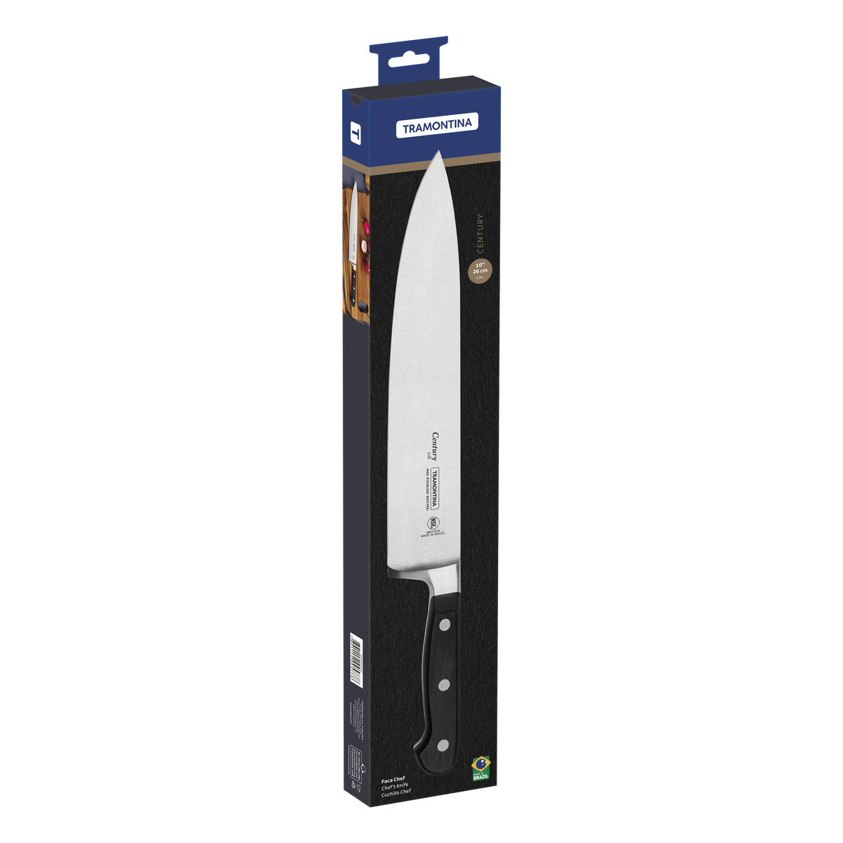 Tramontina Cuchillo Cocinero en Acero Inoxidable Century NSF 26 cm