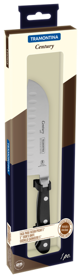 Tramontina Cuchillo Santoku en Acero Inoxidable Century 12 cm