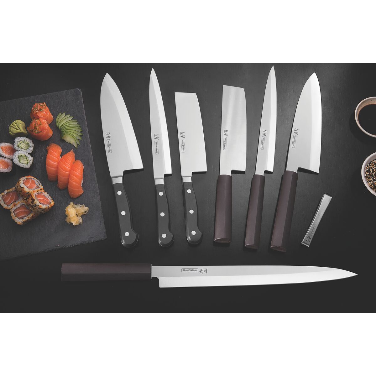Tramontina Cuchillo Deba Sushi en Acero Inoxidable 20 cm