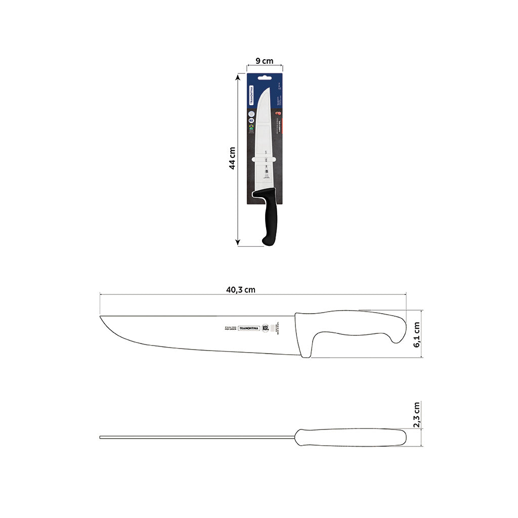Tramontina Cuchillo Carnicero Professional Master 25 cm