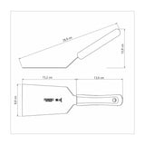 Espátula Acodada para Freír 15 x 9 cm Professional NSF