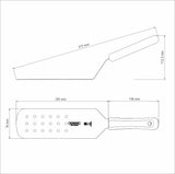 Tramontina Espátula de Acero Inoxidable para Frituras Professional 24 cm