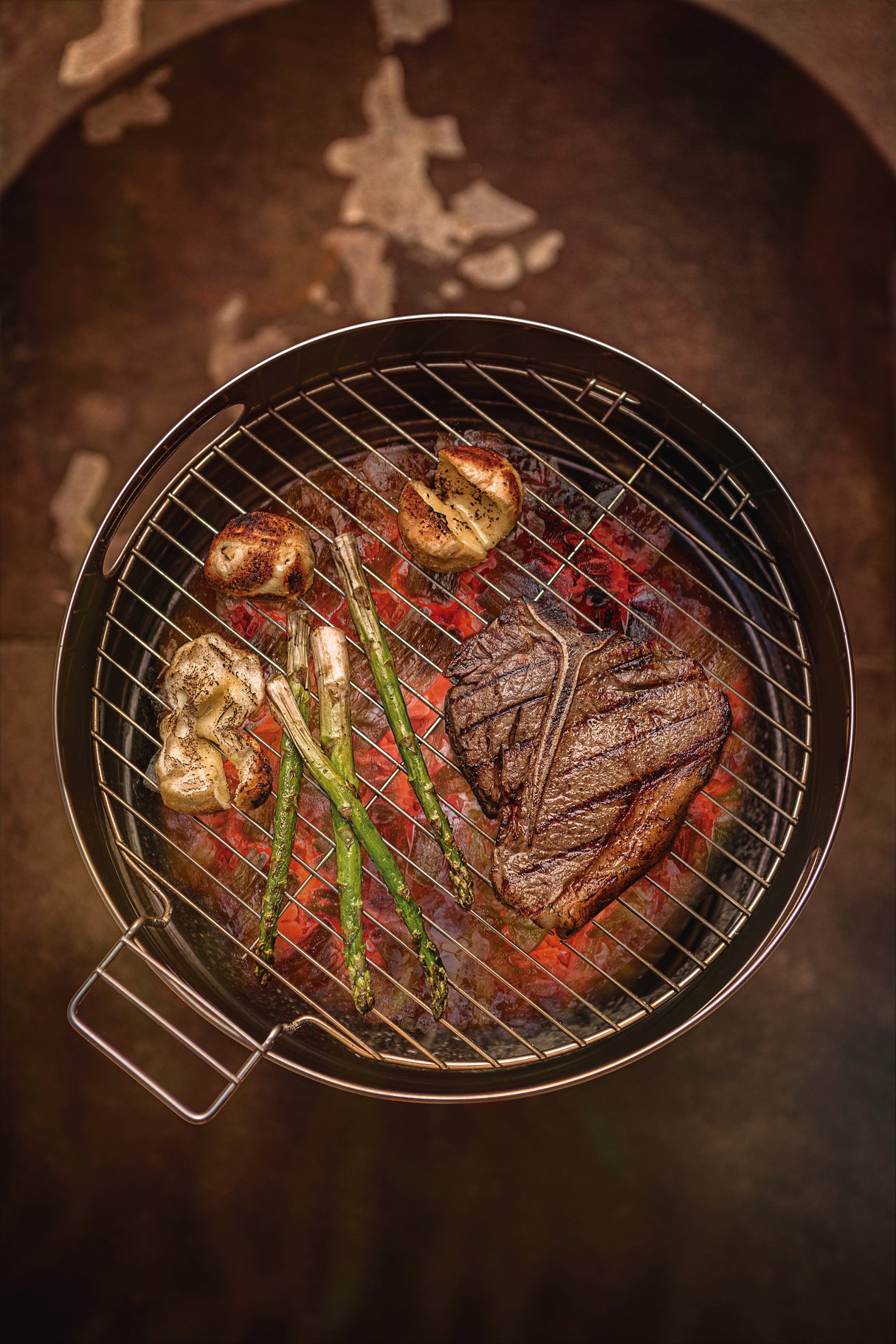 Tramontina Parrilla Grill a Carbón TCP 400 de Acero Inoxidable