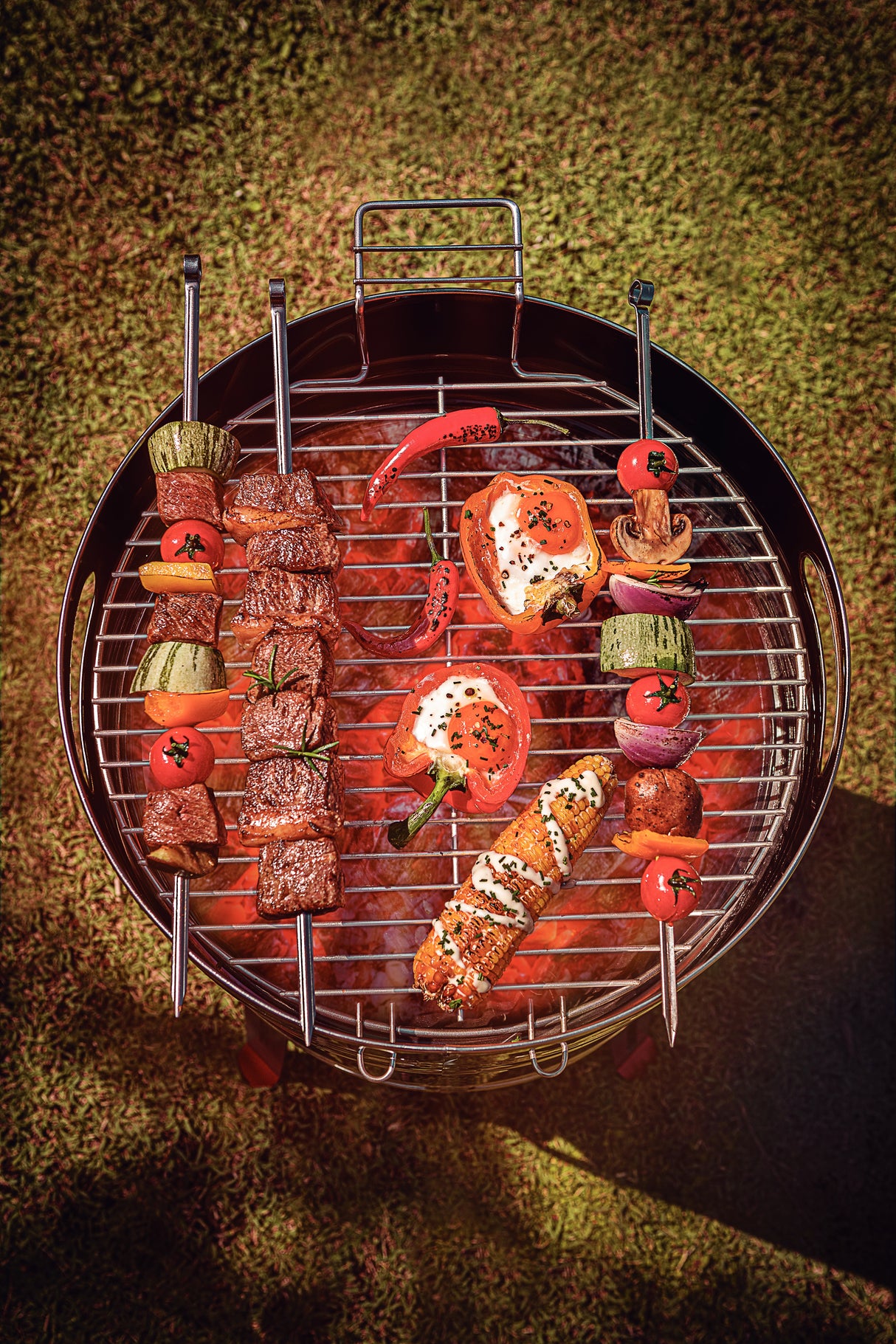 Tramontina Parrilla Grill a Carbón TCP 400 de Acero Inoxidable