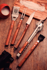Tramontina Tenedor Trinchante con Mango de Madera Churrasco 49 cm