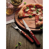 Tramontina Juego de 12 Tenedores Jumbo Polywood FSC Rojo