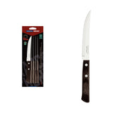 Tramontina Juego de Cuchillos para Carne/BBQ Polywood Castaño FSC 6 piezas