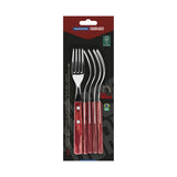 Tramontina Juego de Tenedores para Carne Polywood Rojo FSC 6 piezas
