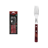 Tramontina Juego de Tenedores para Carne Polywood Rojo FSC 6 piezas