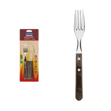 Tramontina Juego de Tenedores Jumbo para Carne Polywood Castaño 6 piezas