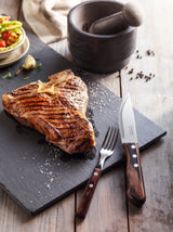 Tramontina Juego de Cuchillos para Asado Jumbo Polywood Castaño 6 Piezas