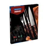 Tramontina Juego Útiles y Cubiertos para Carne Polywood Castaño 14 piezas