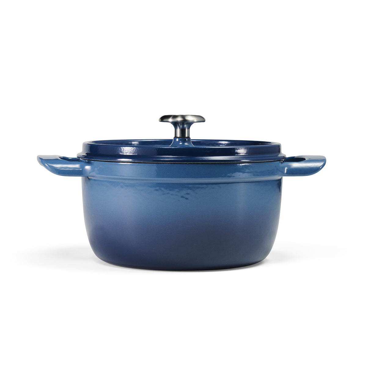 Tramontina Cocotte con Tapa de Hierro Fundido Esmaltado Azul 22 cm - 3,7L
