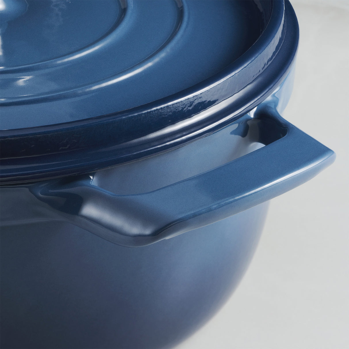 Tramontina Cocotte con Tapa de Hierro Fundido Esmaltado Azul 26 cm - 5,6L