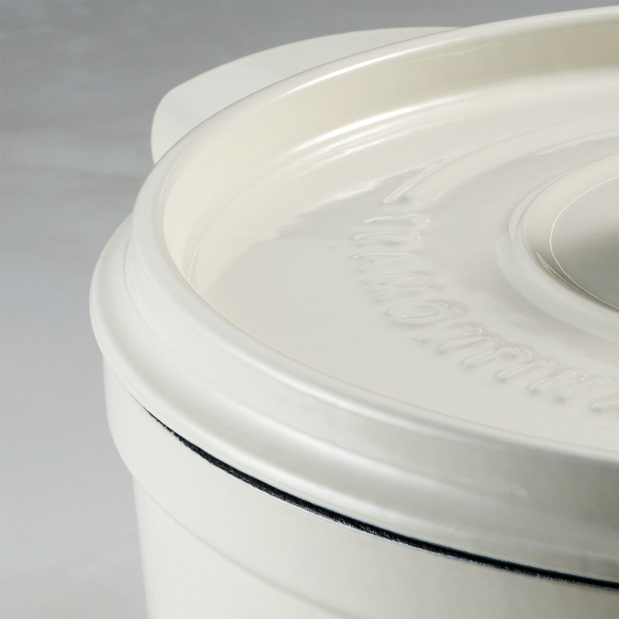 Tramontina Cocotte con Tapa de Hierro Fundido Esmaltado Latte 26 cm - 5,6 L